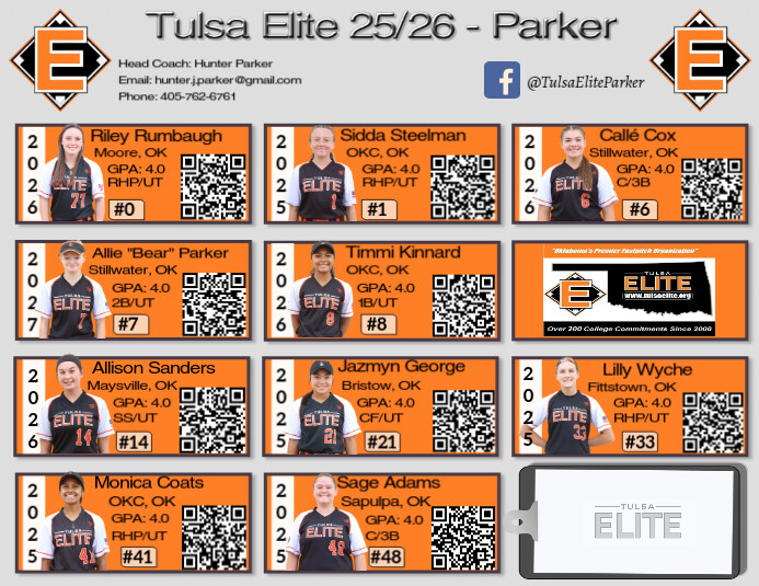 Softball Roster Template | PosterMyWall softball-roster-template-postermywall