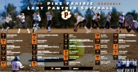 Softball Schedule Facebook Shared Image template
