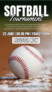Softball Tournament Instagram Story template