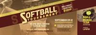 Softball Tournament Facebook Cover Photo template