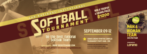 Softball Tournament Facebook Cover Photo template