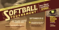 Softball Tournament Facebook Shared Image template