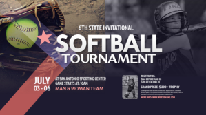 Softball Tournament Twitter Post template