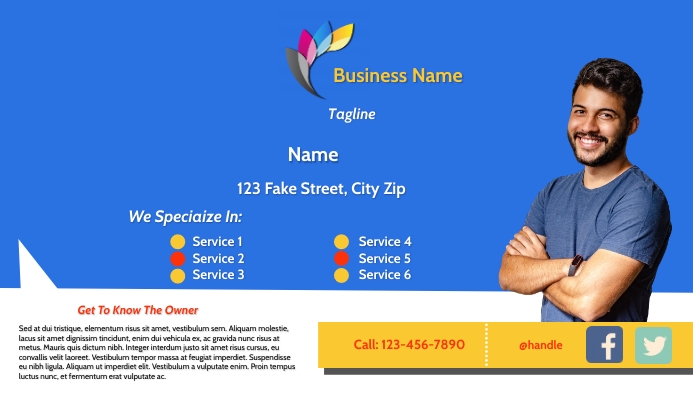 Computer Software Visiting Card Design