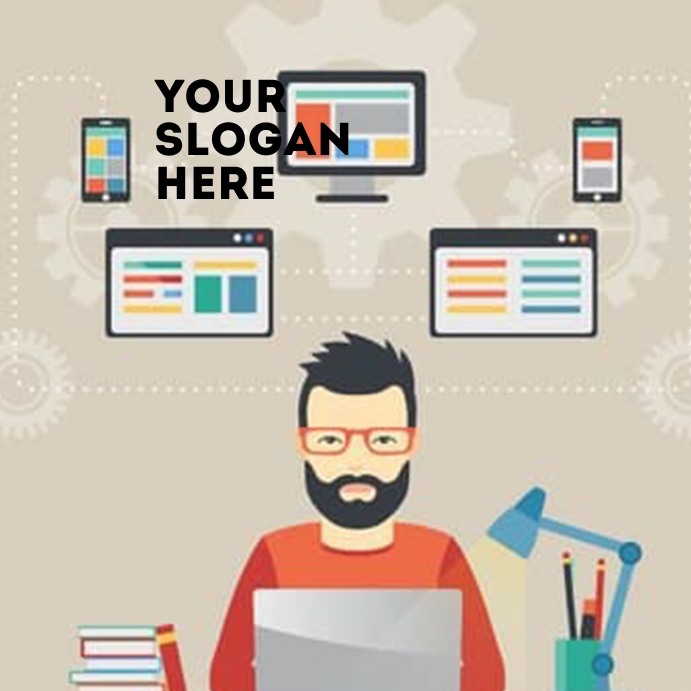 software developer Instagram Post template