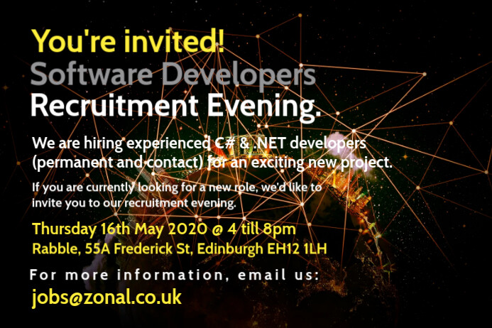 Copy of Software Developer Recruitment Poster | PosterMyWall