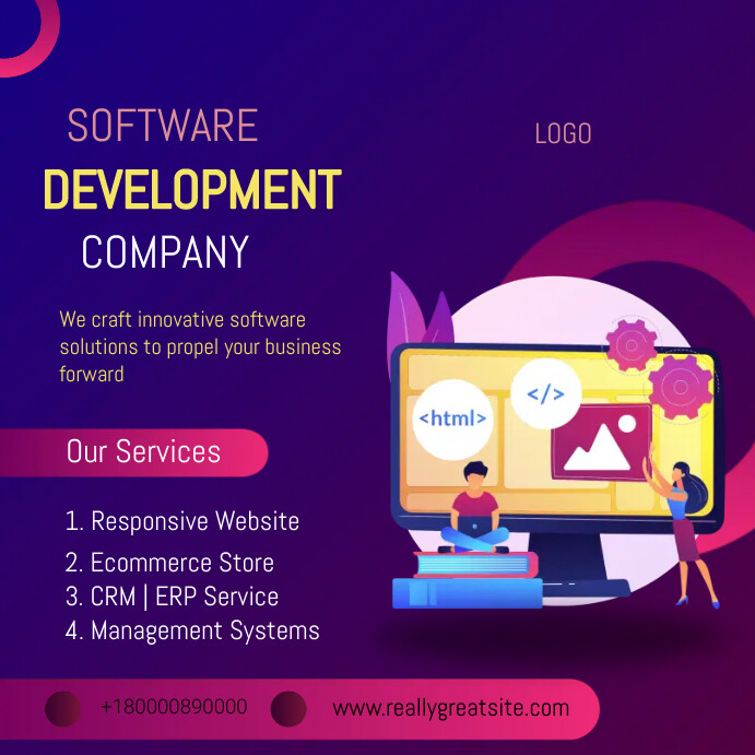 Software Development Template | PosterMyWall