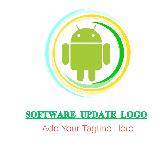 SOFTWARE UPDATE LOGO template