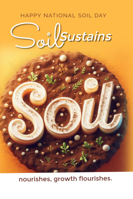 Soil Плакат template