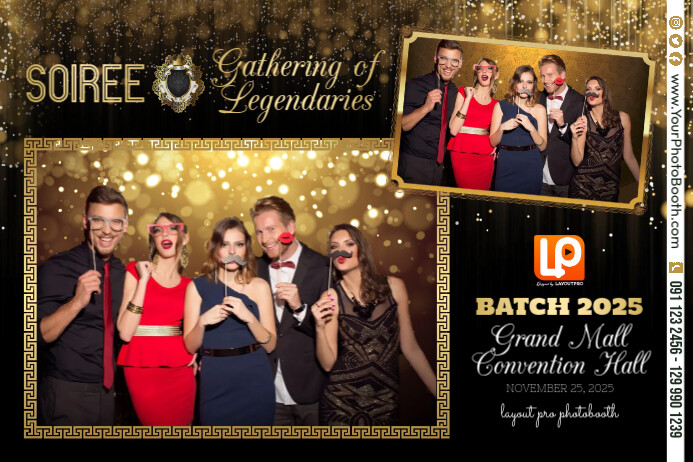 Soiree Photobooth Design Template | PosterMyWall