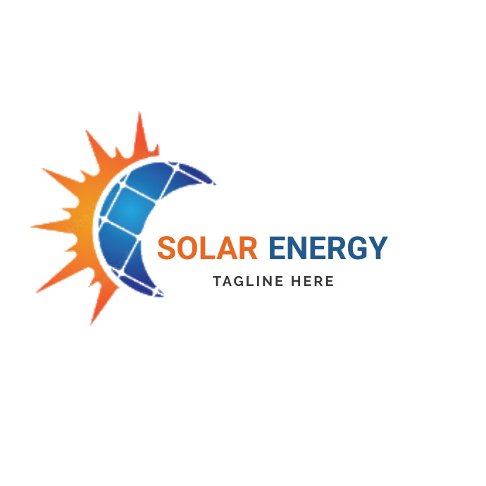 Addicus Solar Logo Solar Company Logo Design