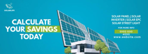 Solar Company Ad Ikhava Yesithombe se-Facebook template