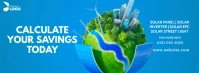 Solar Company Ad Facebook Cover Photo template