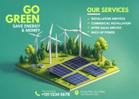 Solar Energy Ad Template Postal