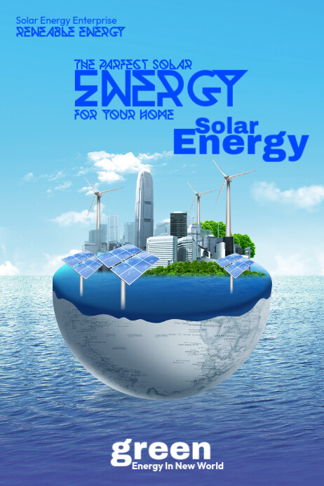 Modèle Solar energy ad template design | PosterMyWall