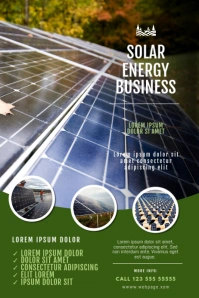 Solar Energy Company Flyer Template Poster
