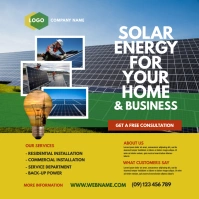 Solar Energy Company Instagram Post template