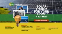 Solar Energy Company Twitter Post template
