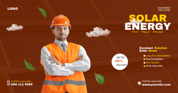 Solar Energy Promotion Template | PosterMyWall