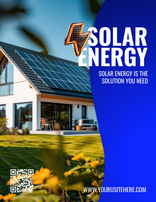 Solar Fliers Plantilla de Solar energy flyer | PosterMyWall