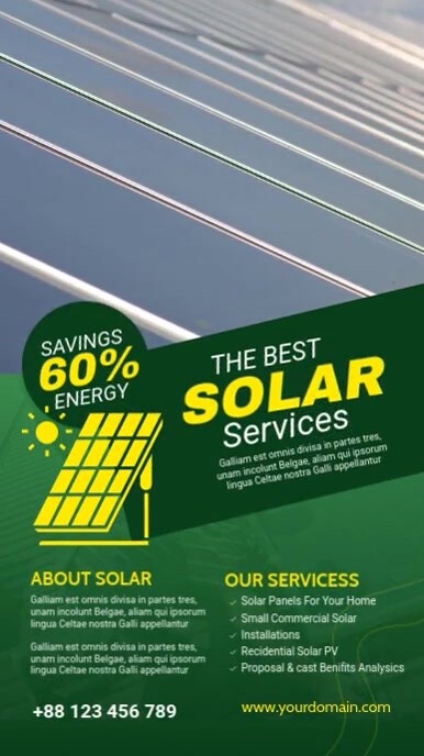Solar Dealflyer Copy of Solar Energy Flyer Template | PosterMyWall