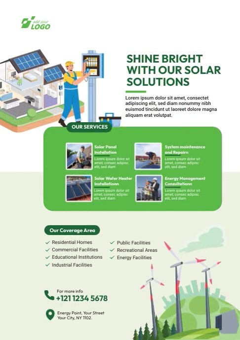 Solar Fliers Solar Energy Flyer Template | PosterMyWall