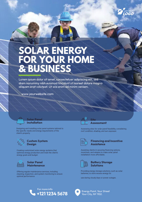 Copy of Solar Energy Flyer Template | PosterMyWall