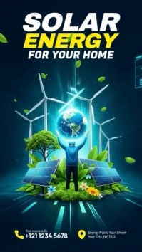 Solar Energy Instagram Story template