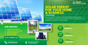 Solar Energy Post For Facebook template