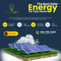 Solar Energy Promotional Instagram Post template