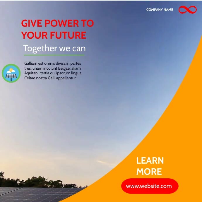 Solar installed service Template | PosterMyWall