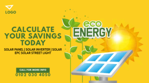 Solar Panel Ad Pos Twitter template
