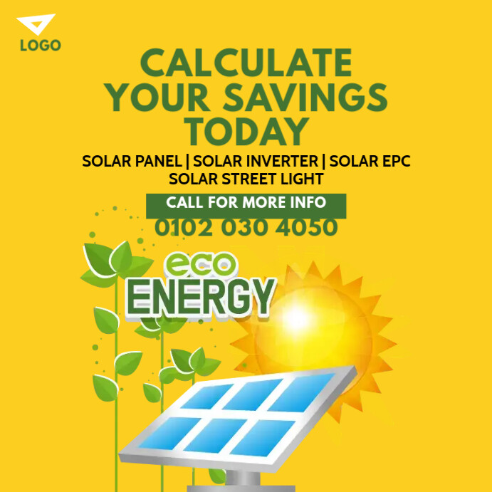 Solar Panel Ad Template | PosterMyWall