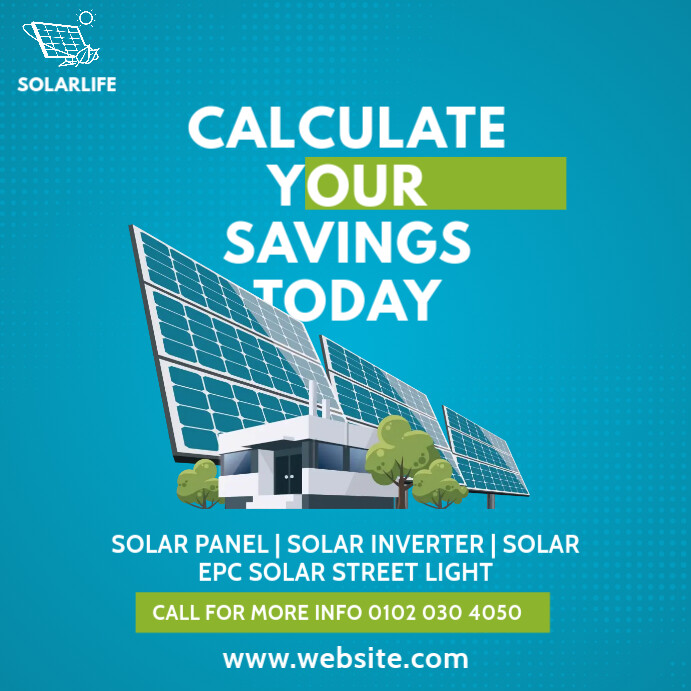 Solar Panel Ad Template | PosterMyWall