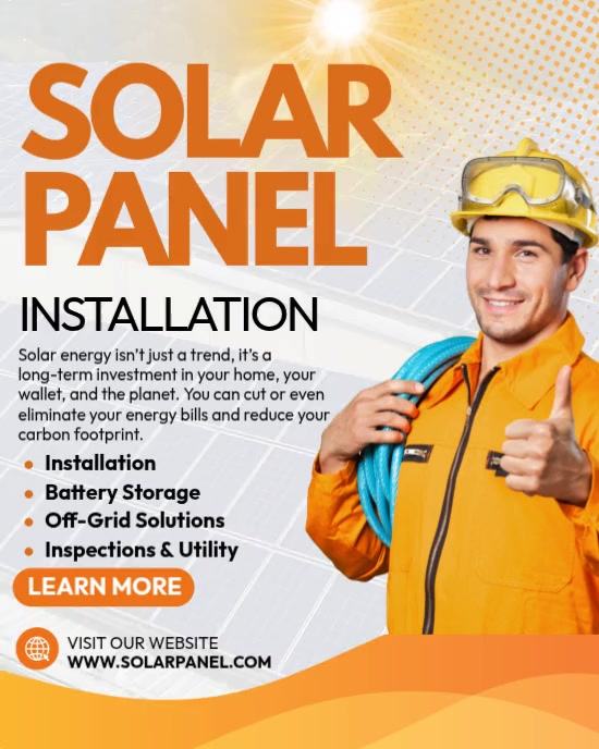 Solar Panel Ads Template | PosterMyWall