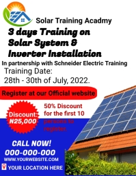solar panel flyer Template | PosterMyWall