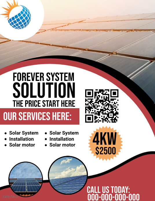 solar panel flyer Template | PosterMyWall