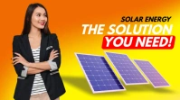 solar panels electricity generation modern Miniature YouTube template