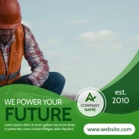 solar panels installation services advertisem Instagram Post template