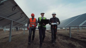 Solar power plant YouTube-miniature template