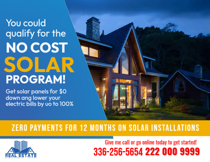 Solar Program Notice Copy of Solar Program | PosterMyWall