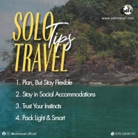 Solo Travel Video Template Instagram-opslag