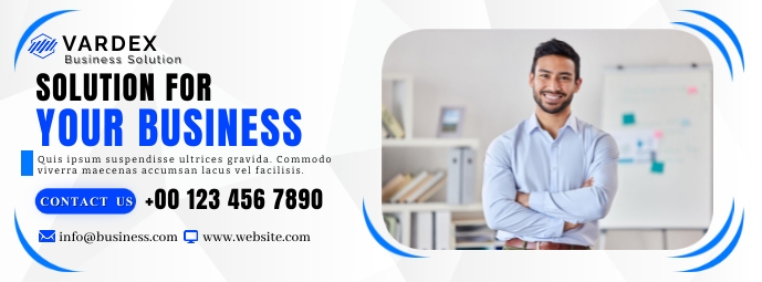 Solution For Your Business Ikhava Yesithombe se-Facebook template