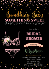 2 Free Templates for 'Something sexy lingerie shower' | PosterMyWall 2 Free Templates for 'Something sexy lingerie shower' | PosterMyWall