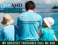 Son and Daughter Day Flyer (US Letter) template