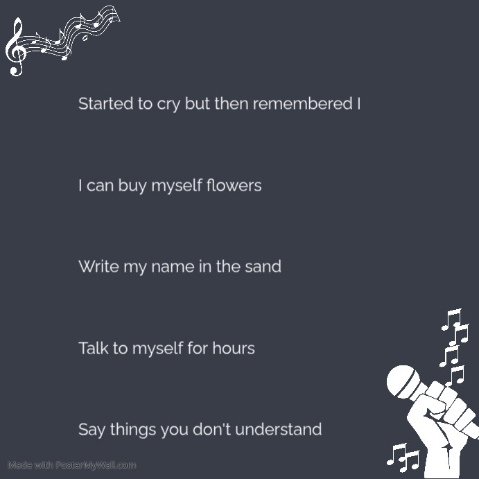 Copy of Song & Lyrics 04 | PosterMyWall