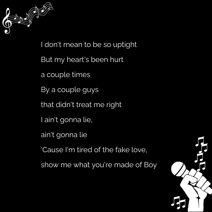 Song & Lyrics 01 Instagram Post template