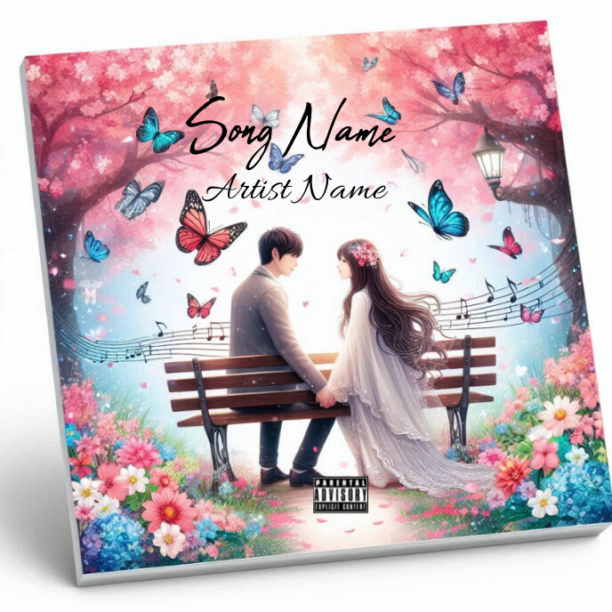 Song/album Example song album cover design Templat | PosterMyWall