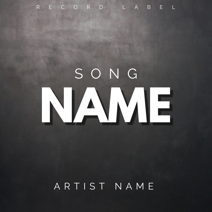 Song album cover design template | PosterMyWall