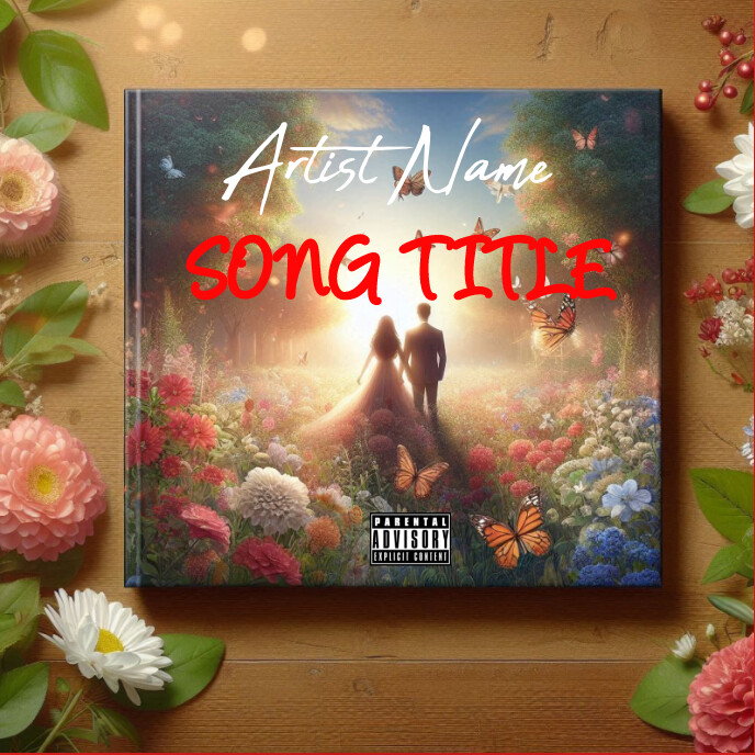 Song/album Example song album cover Template | PosterMyWall